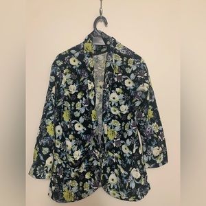 Small Oversized blazer floral print
